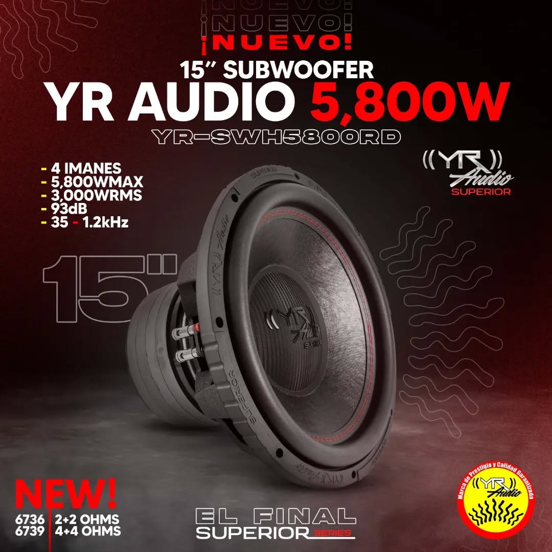 YR subwoofer 15 YR-SWH5800